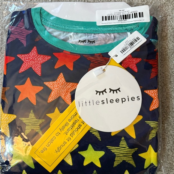 Little Sleepies Other - Little Sleepies Shades of Stars long sleeve Pajamas - 3T